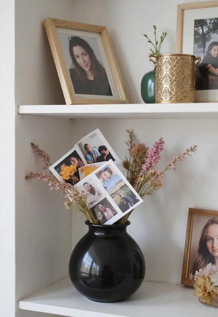25 Black Ceramic Vase Home Decor Ideas That Look Effortlessly Chic 20 25 Black Ceramic Vase Home Decor Ideas That Look Effortlessly Chic - 12. Personalized Touch