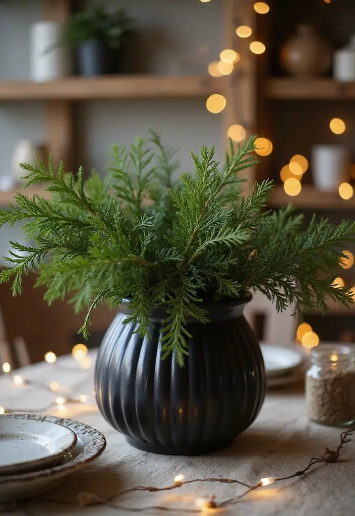 25 Black Ceramic Vase Home Decor Ideas That Look Effortlessly Chic 32 25 Black Ceramic Vase Home Decor Ideas That Look Effortlessly Chic - 16. Holiday Decor