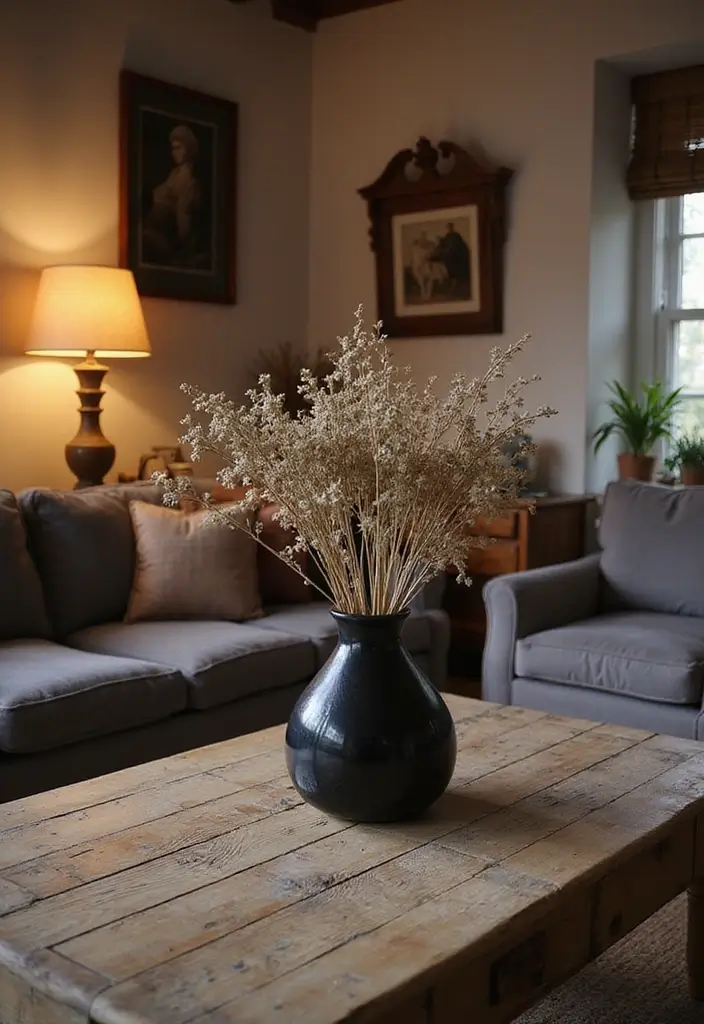 25 Black Ceramic Vase Home Decor Ideas That Look Effortlessly Chic 8 25 Black Ceramic Vase Home Decor Ideas That Look Effortlessly Chic - 2. Rustic Charm