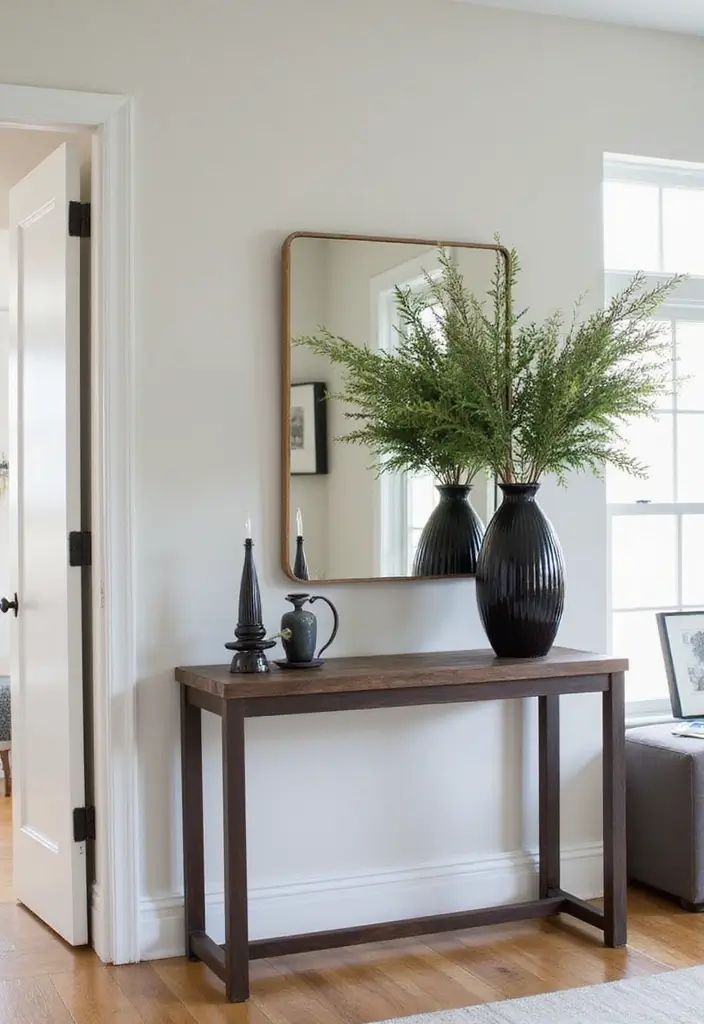 25 Black Ceramic Vase Home Decor Ideas That Look Effortlessly Chic 9 25 Black Ceramic Vase Home Decor Ideas That Look Effortlessly Chic - 3. Elegant Entryway