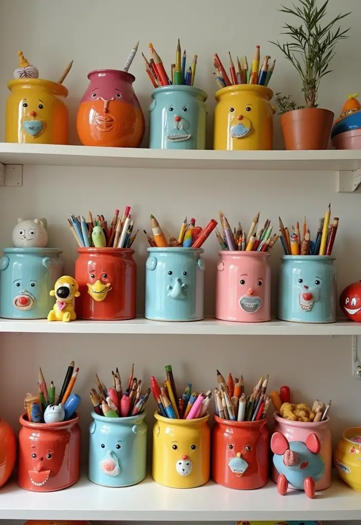 25 Ceramic Crock Decor Ideas With Rustic Farmhouse Flair 35 25 Ceramic Crock Decor Ideas With Rustic Farmhouse Flair - 17. Kids Room Storage