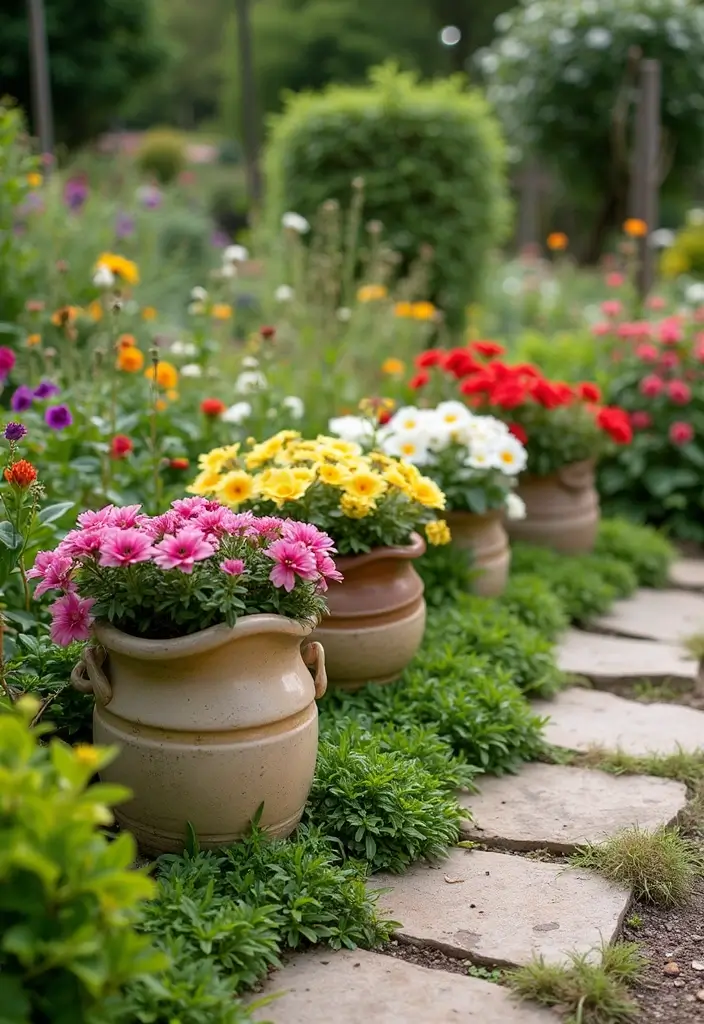 25 Ceramic Crock Decor Ideas With Rustic Farmhouse Flair 36 25 Ceramic Crock Decor Ideas With Rustic Farmhouse Flair - 18. Garden Decoration