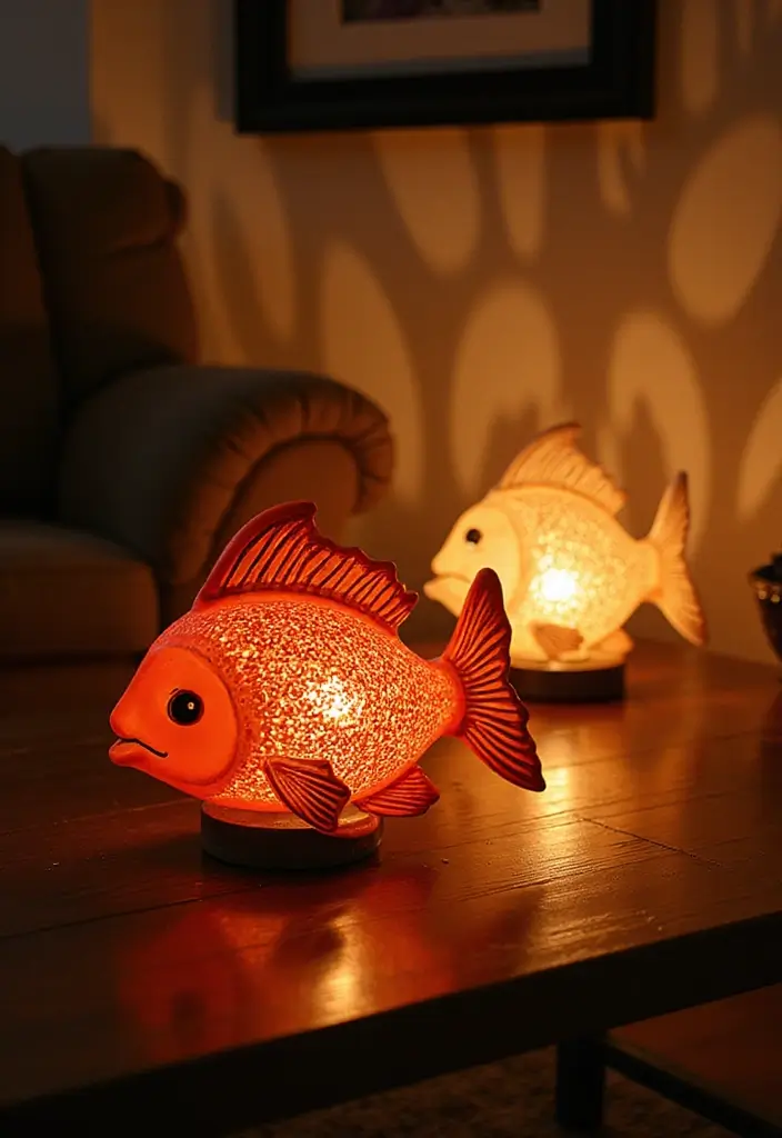 25 Ceramic Fish Home Decor Inspirations For Ocean Lovers 36 25 Ceramic Fish Home Decor Inspirations For Ocean Lovers - 12. Ethereal Ceramic Fish Lanterns