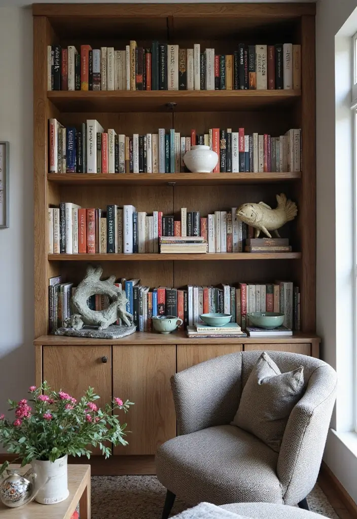 25 Ceramic Fish Home Decor Inspirations For Ocean Lovers 7 25 Ceramic Fish Home Decor Inspirations For Ocean Lovers - 3. Nautical Bookshelf Accents