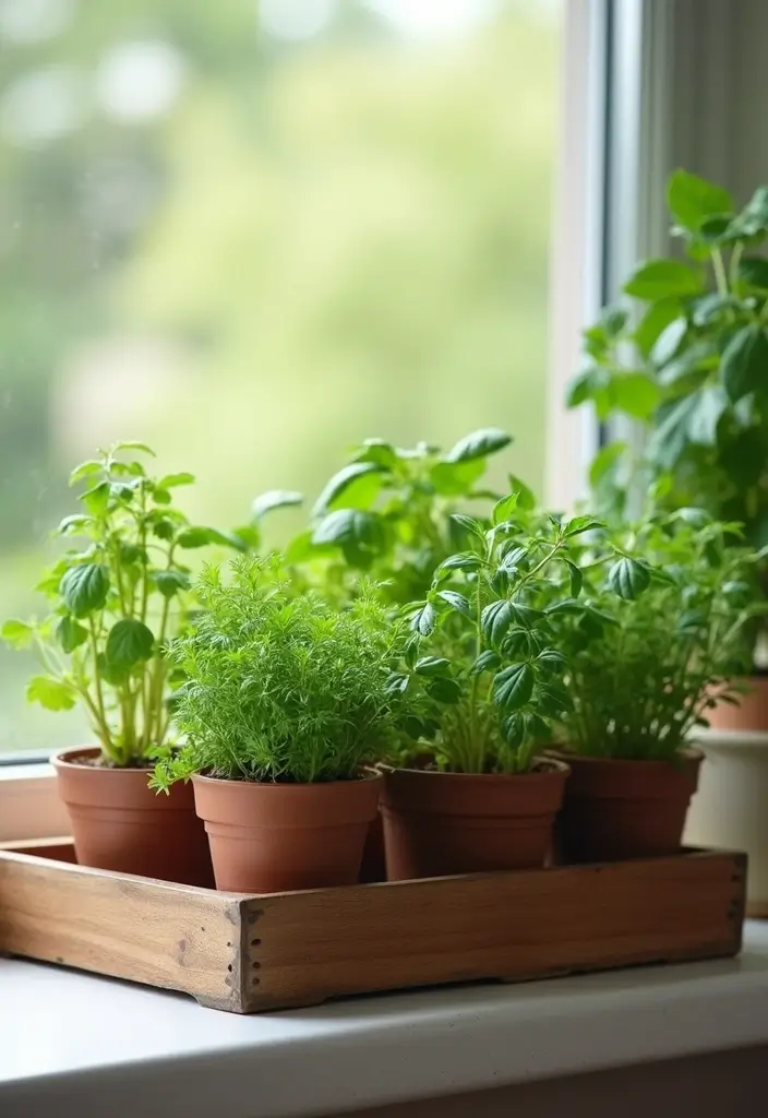 25 Ceramic Tray Decor Ideas That Blend Beauty And Function 43 25 Ceramic Tray Decor Ideas That Blend Beauty And Function - 19. Indoor Herb Garden