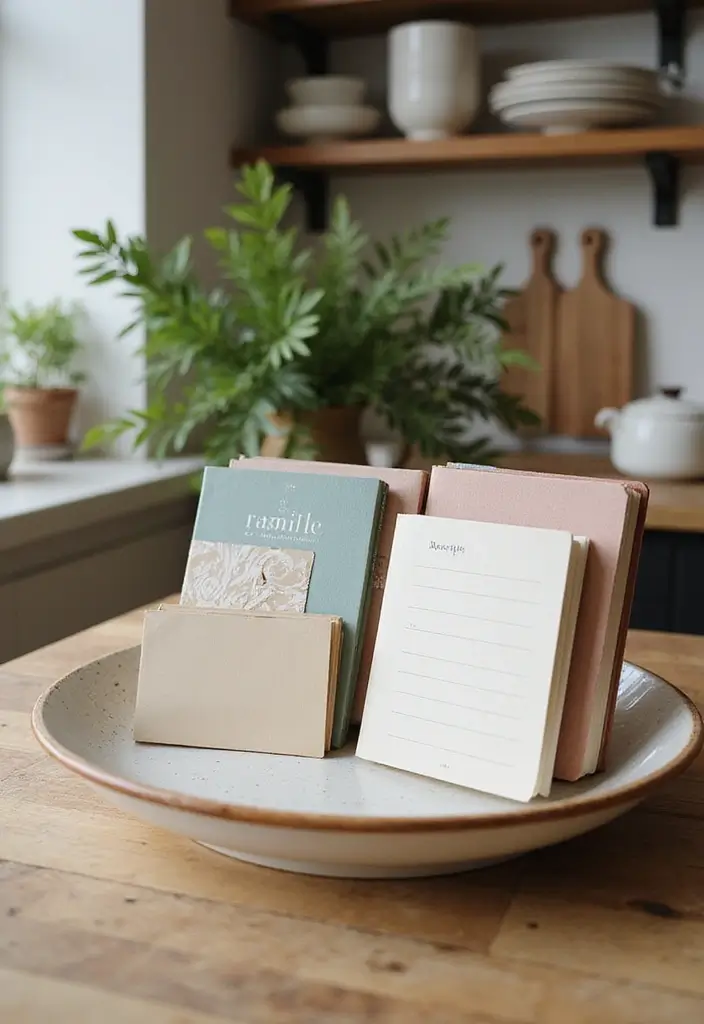 25 Ceramic Tray Decor Ideas That Blend Beauty And Function 47 25 Ceramic Tray Decor Ideas That Blend Beauty And Function - 23. Creative Recipe Display
