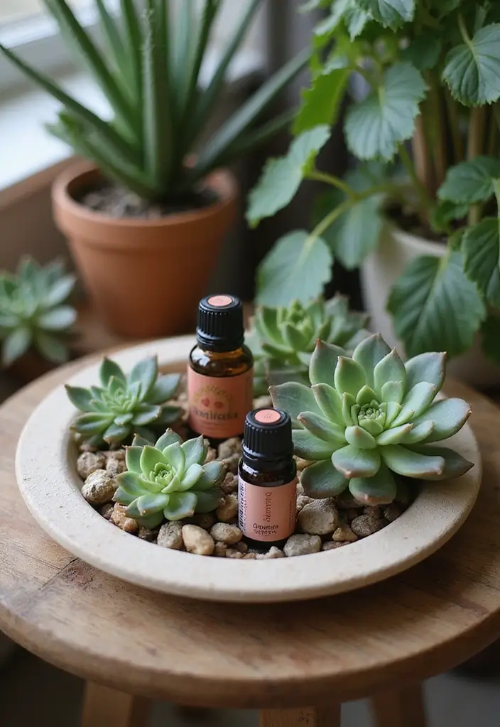 25 Ceramic Tray Decor Ideas That Blend Beauty And Function 7 25 Ceramic Tray Decor Ideas That Blend Beauty And Function - 3. Nature's Touch