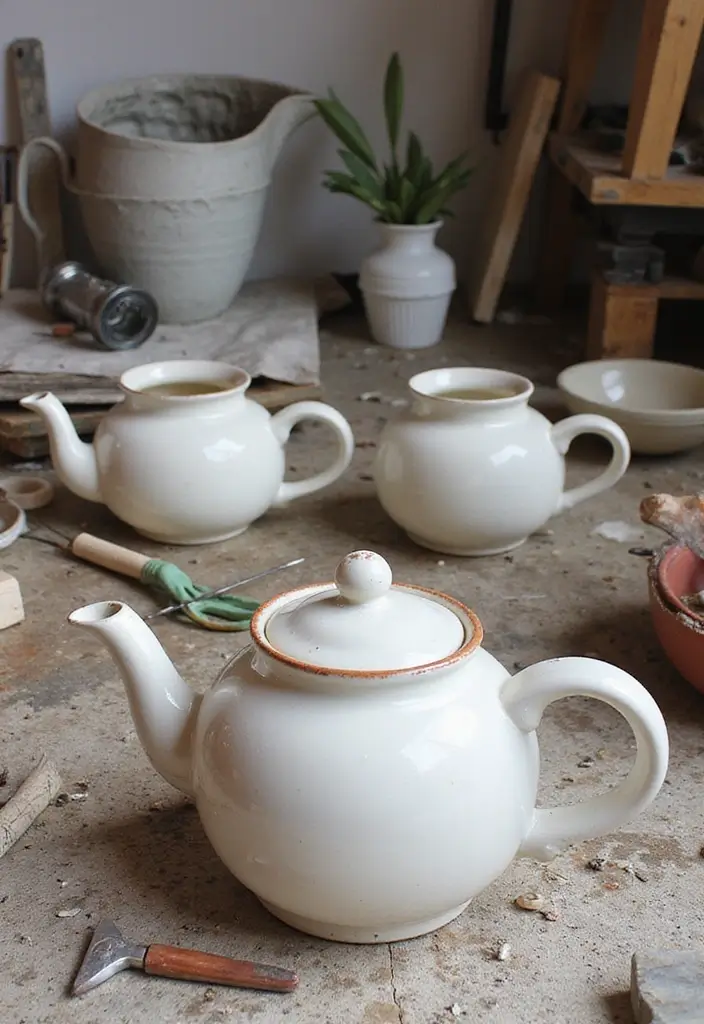 25 Home Decor Ideas With Ceramic Teapots For Vintage Vibes 48 25 Home Decor Ideas With Ceramic Teapots For Vintage Vibes - 18. Teapot Craft Projects