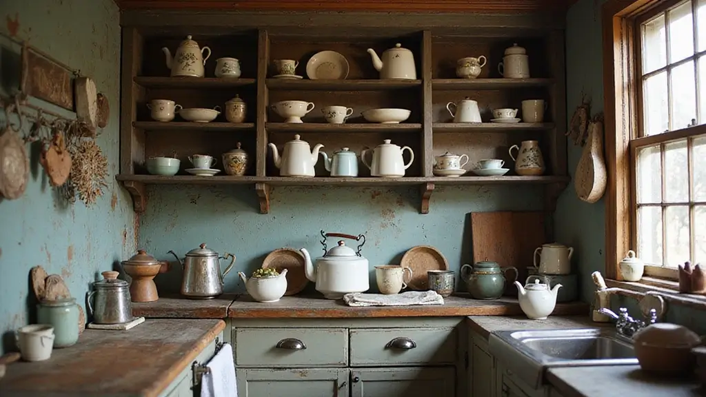 25 Home Decor Ideas With Ceramic Teapots For Vintage Vibes