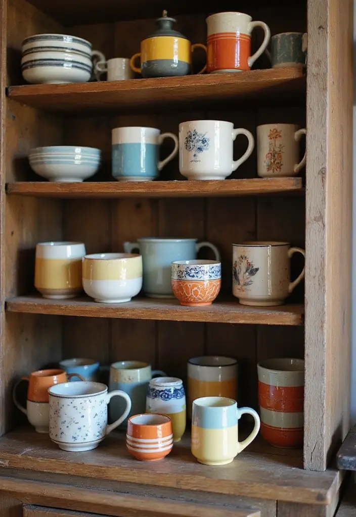 25 Mid-20th Century Ceramic Decor Ideas With Timeless Style 22 25 Mid-20th Century Ceramic Decor Ideas With Timeless Style - 10. Classic Mid-Century Mugs