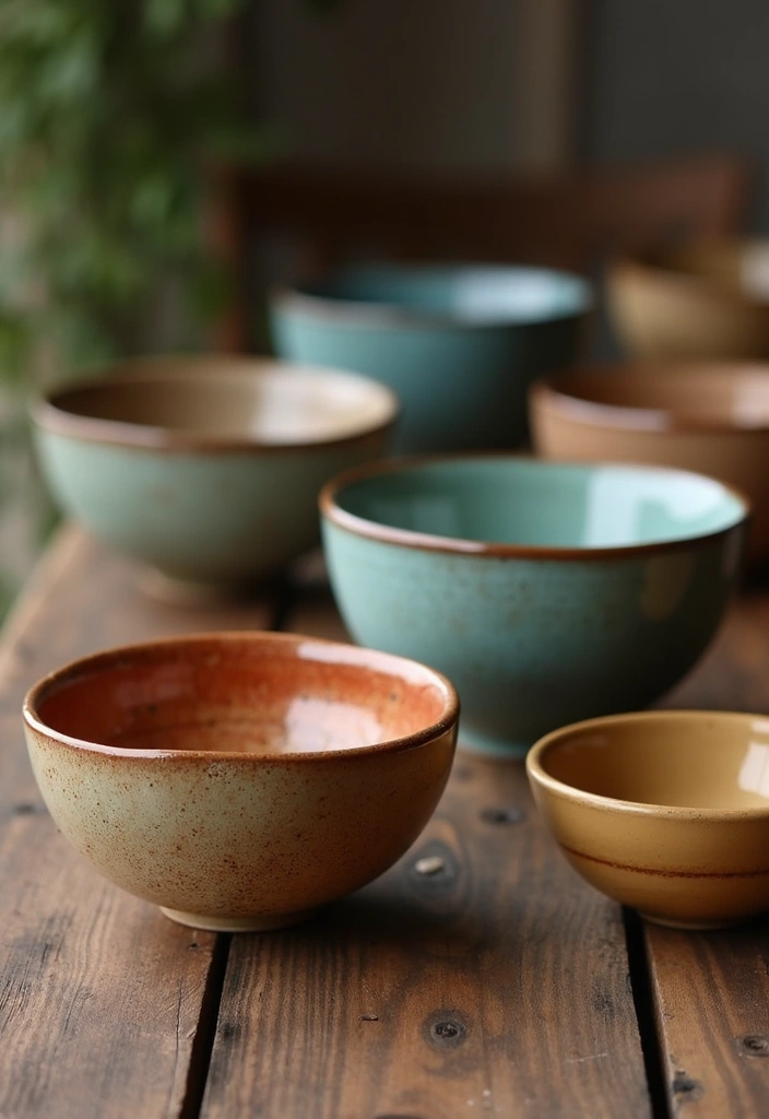 25 Mid-20th Century Ceramic Decor Ideas With Timeless Style 55 25 Mid-20th Century Ceramic Decor Ideas With Timeless Style - 19. Handcrafted Mid-Century Bowls