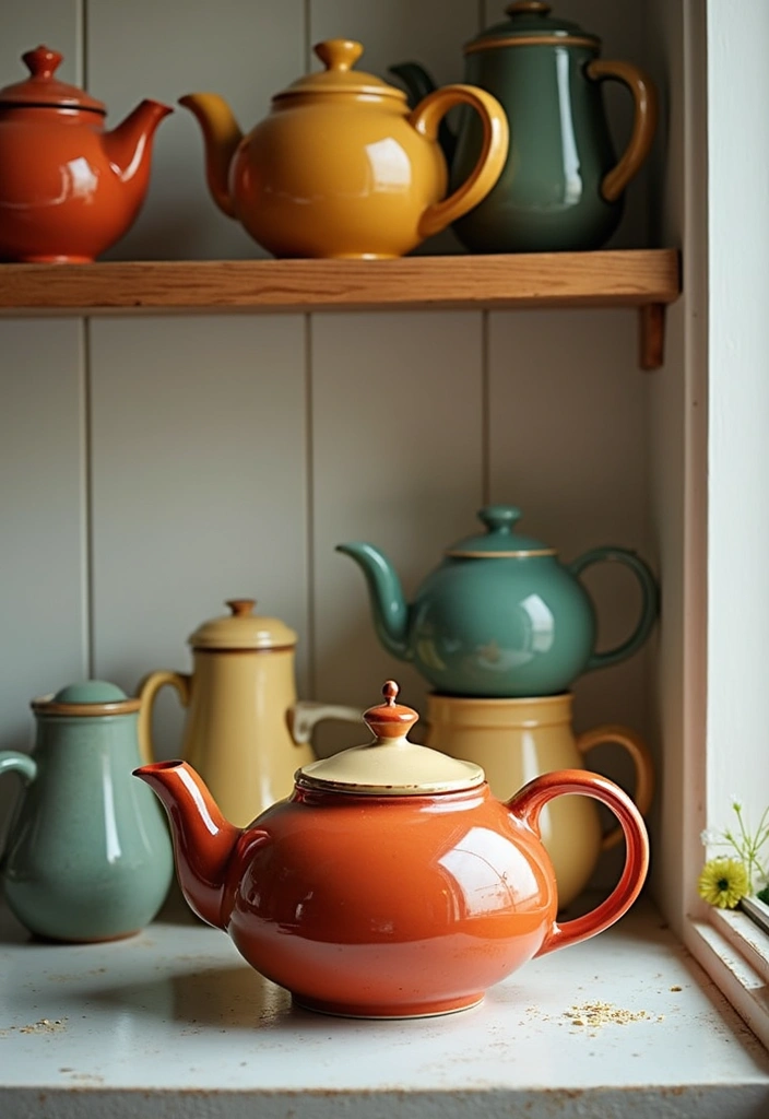 25 Mid-20th Century Ceramic Decor Ideas With Timeless Style 60 25 Mid-20th Century Ceramic Decor Ideas With Timeless Style - 22. Beautifully Crafted Teapots