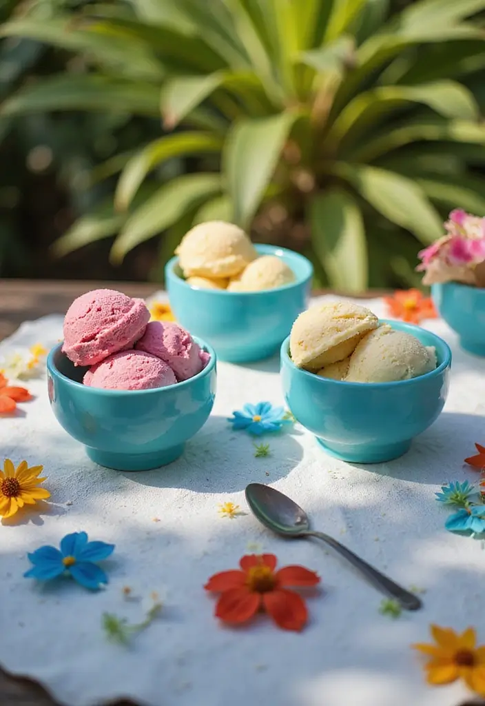 25 Modern Blue Ceramic Decor Ideas For Bright Interiors - 17. Blue Ceramic Ice Cream Bowls