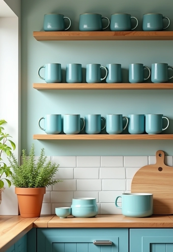 25 Modern Blue Ceramic Decor Ideas For Bright Interiors - 6. Stylish Blue Mugs