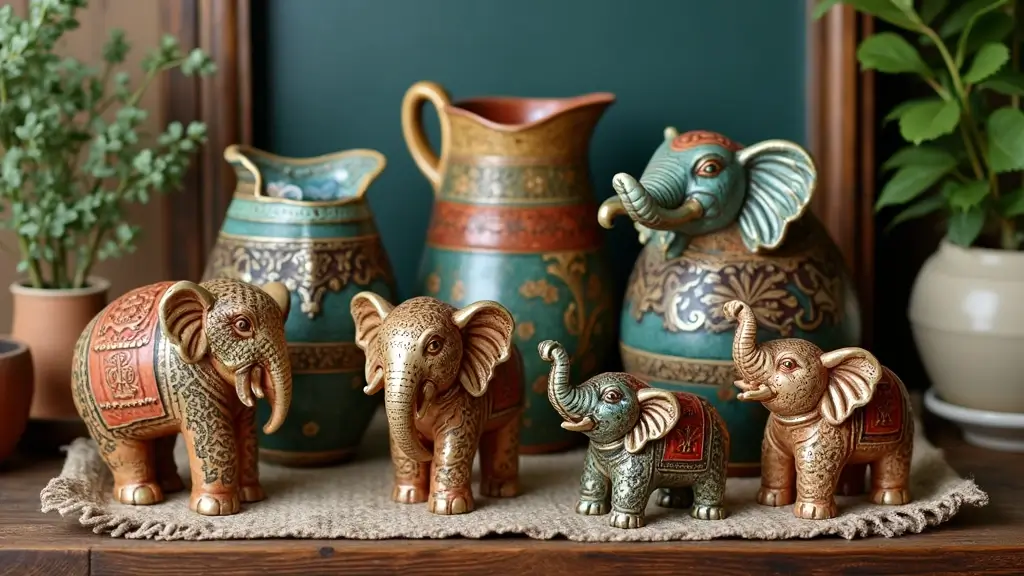 25 Vintage Ceramic Elephant Decor Ideas With Exotic Beauty