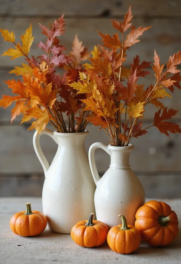 25 Vintage Ceramic Vase Decor Ideas With Antique Appeal - 18. Holiday Themes