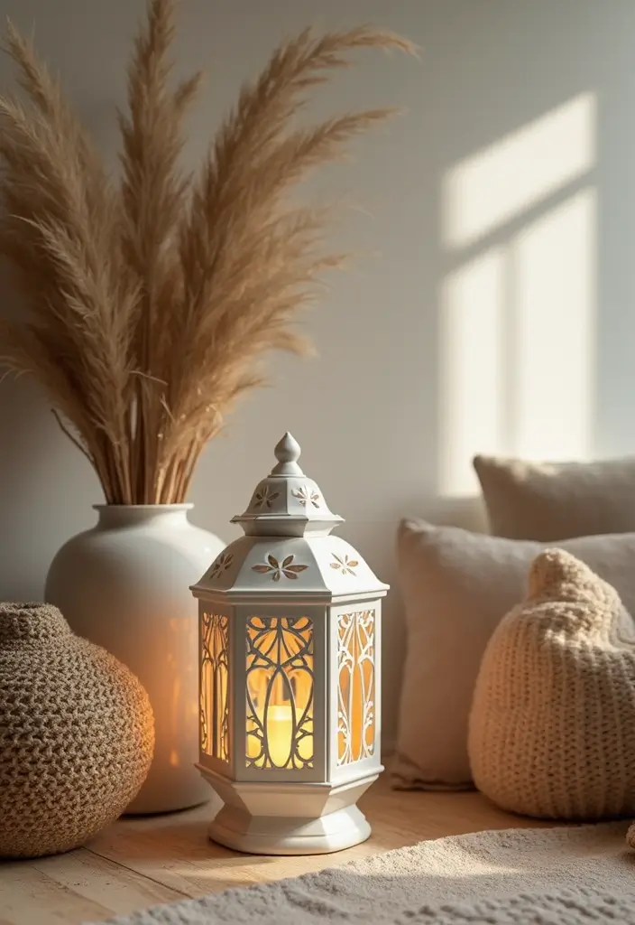 26 Ceramic Lantern Decor Ideas That Glow Beautifully 23 26 Ceramic Lantern Decor Ideas That Glow Beautifully - 15. Lanterns as Focal Points