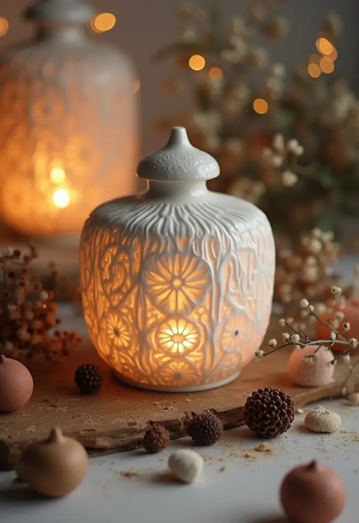 26 Ceramic Lantern Decor Ideas That Glow Beautifully 44 26 Ceramic Lantern Decor Ideas That Glow Beautifully - 26. Lanterns as Gifts