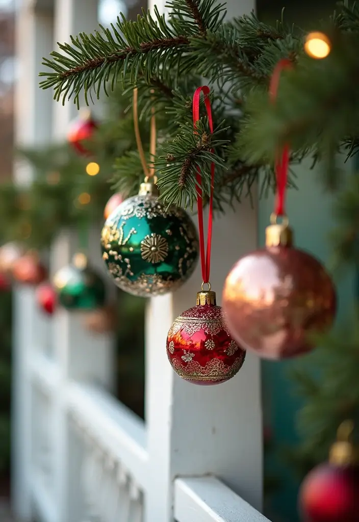 26 Christmas Decor Ideas Using Ceramic Ornaments 62 26 Christmas Decor Ideas Using Ceramic Ornaments - 24. Outdoor Decorations with Ornaments