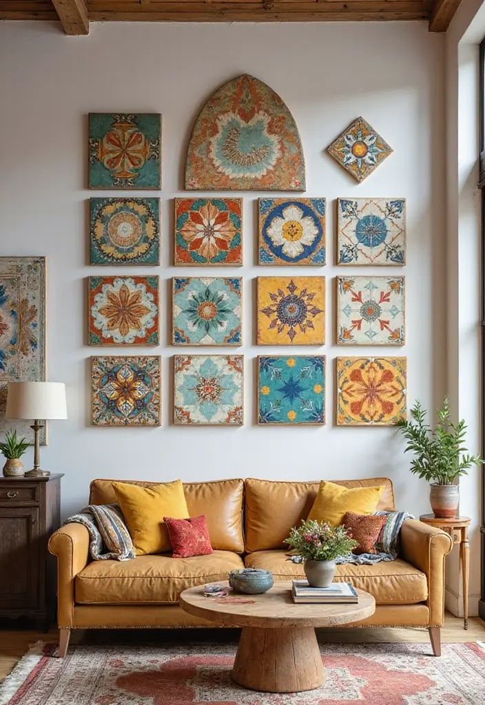 26 Creative Ceramic Wall Decor Ideas You’ll Love 75 26 Creative Ceramic Wall Decor Ideas You’ll Love - 25. Colorful Ceramic Wall Décor