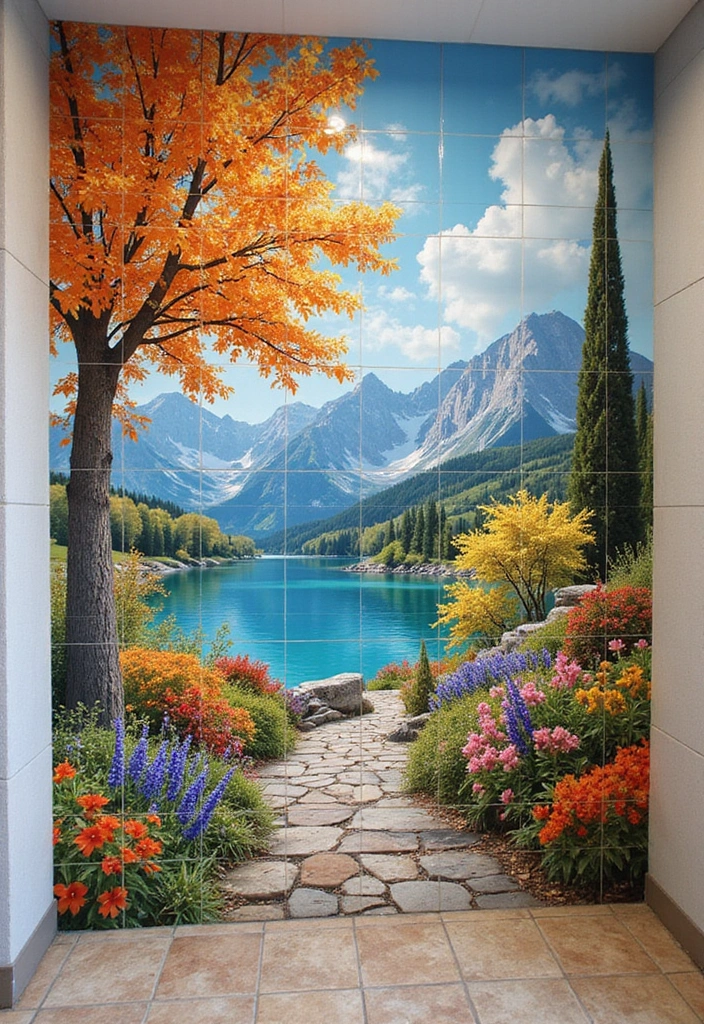 26 Creative Ceramic Wall Decor Ideas You’ll Love 13 26 Creative Ceramic Wall Decor Ideas You’ll Love - 5. Ceramic Tile Murals