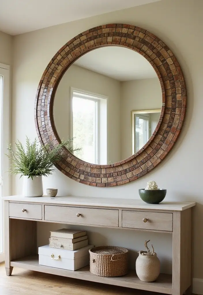 26 Creative Ceramic Wall Decor Ideas You’ll Love 32 26 Creative Ceramic Wall Decor Ideas You’ll Love - 8. Ceramic Mirror Decor