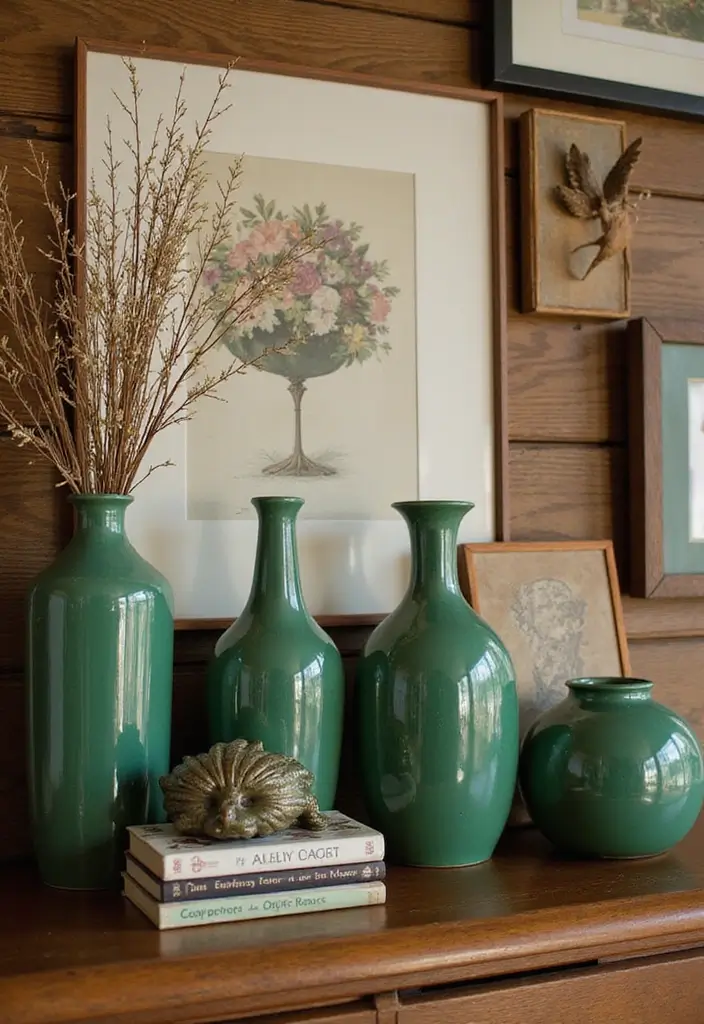 26 Green Ceramic Vase Decor Ideas For Natural Elegance 37 26 Green Ceramic Vase Decor Ideas For Natural Elegance - 19. Personal Touches