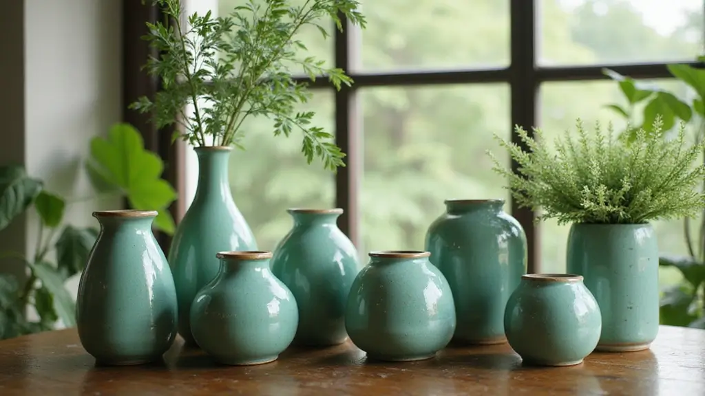 26 Green Ceramic Vase Decor Ideas For Natural Elegance