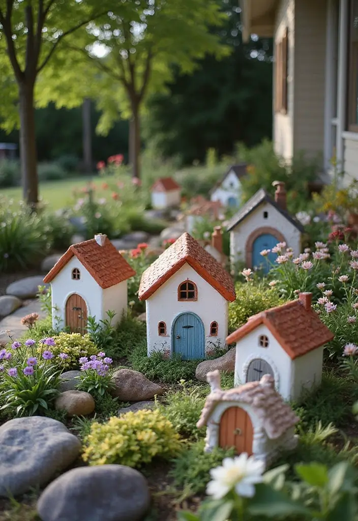 26 Home Decor Ideas With Ceramic Houses To Add Cozy Charm 30 26 Home Decor Ideas With Ceramic Houses To Add Cozy Charm - 14. Charming Outdoor Spaces