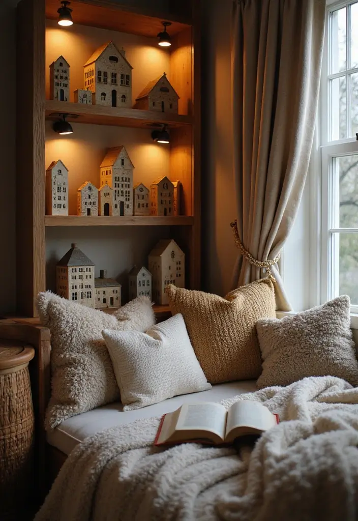 26 Home Decor Ideas With Ceramic Houses To Add Cozy Charm 45 26 Home Decor Ideas With Ceramic Houses To Add Cozy Charm - 25. Crafting a Cozy Retreat
