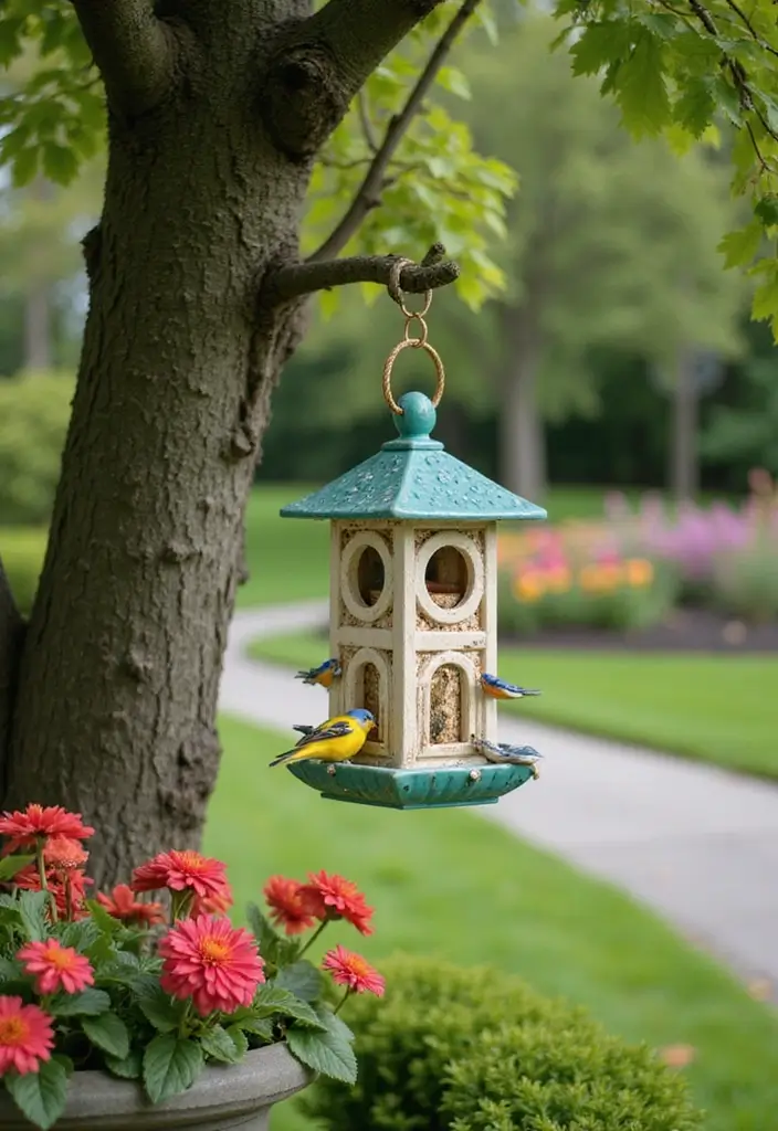 26 Rustic Ceramic Decor Ideas For Warm Cozy Spaces 39 26 Rustic Ceramic Decor Ideas For Warm Cozy Spaces - 15. Ceramic Bird Feeders