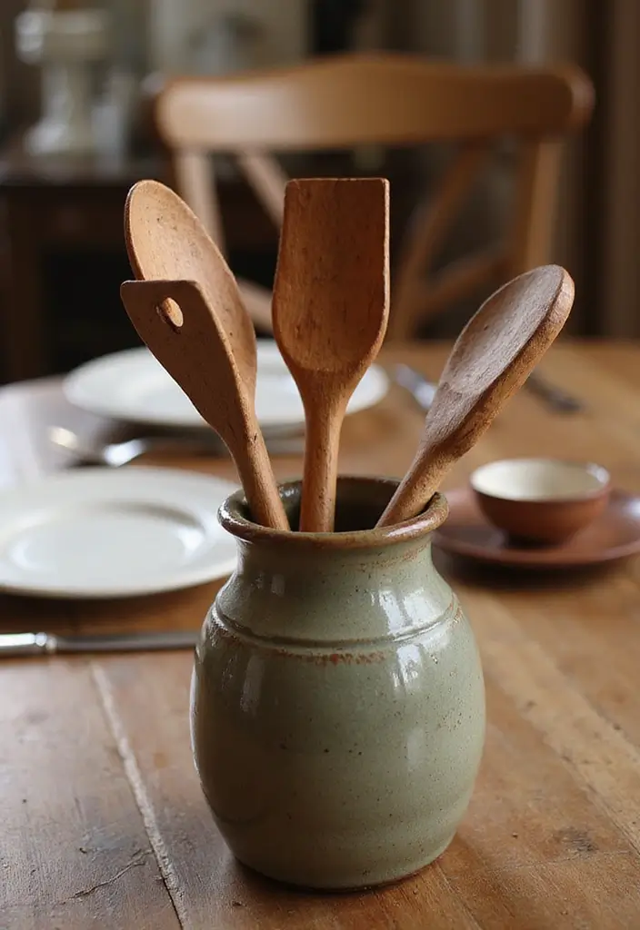 26 Rustic Ceramic Decor Ideas For Warm Cozy Spaces 48 26 Rustic Ceramic Decor Ideas For Warm Cozy Spaces - 18. Ceramic Serving Utensils
