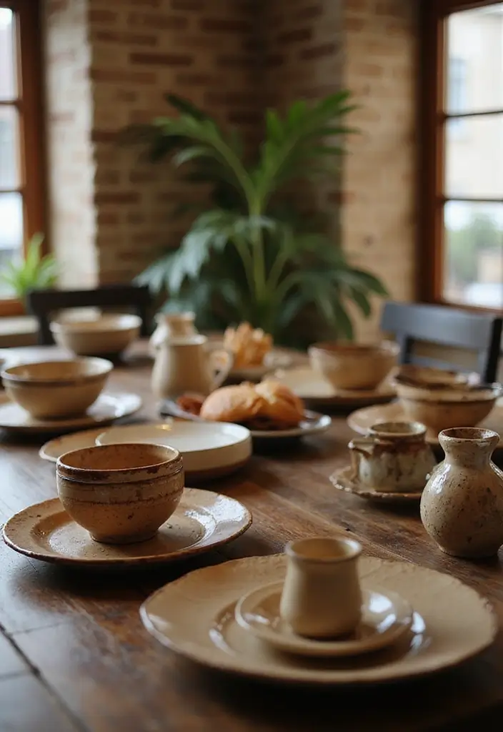 26 Rustic Ceramic Decor Ideas For Warm Cozy Spaces 8 26 Rustic Ceramic Decor Ideas For Warm Cozy Spaces - 2. Rustic Ceramic Tableware
