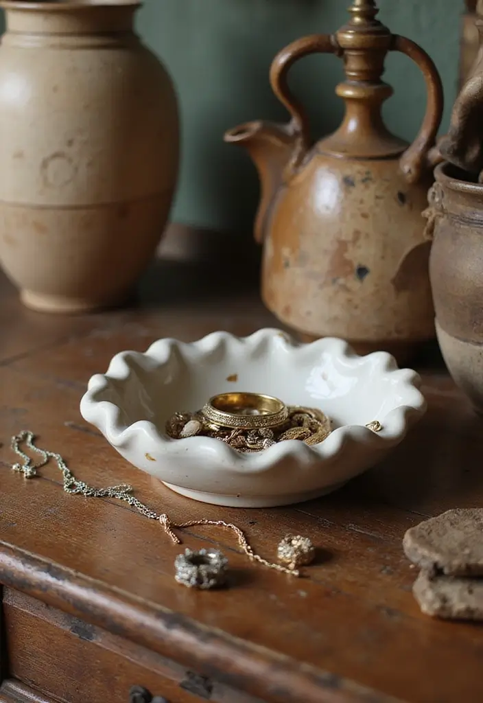 26 Rustic Ceramic Decor Ideas For Warm Cozy Spaces 54 26 Rustic Ceramic Decor Ideas For Warm Cozy Spaces - 20. Ceramic Jewelry Dishes