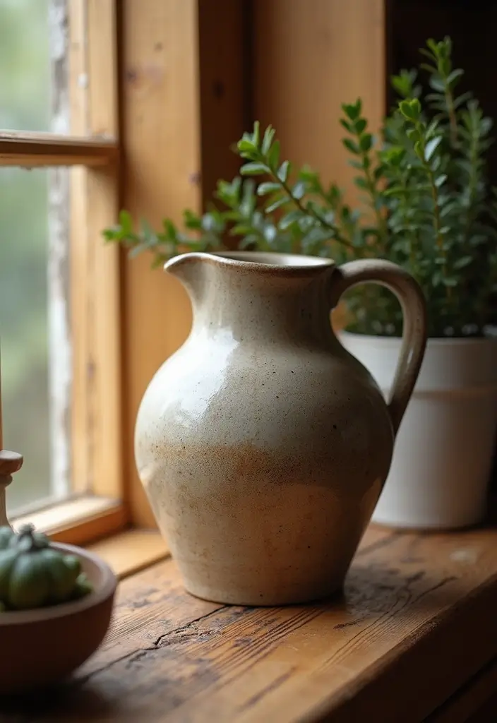 26 Rustic Ceramic Decor Ideas For Warm Cozy Spaces 20 26 Rustic Ceramic Decor Ideas For Warm Cozy Spaces - 8. Rustic Ceramic Jugs