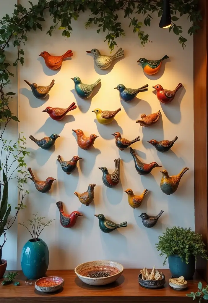 26 Vintage Ceramic Bird Decor Ideas For Collectors 44 26 Vintage Ceramic Bird Decor Ideas For Collectors - 14. Handmade Ceramic Bird Art