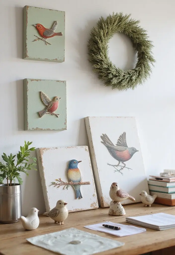 26 Vintage Ceramic Bird Decor Ideas For Collectors 74 26 Vintage Ceramic Bird Decor Ideas For Collectors - 26. DIY Projects with Vintage Birds