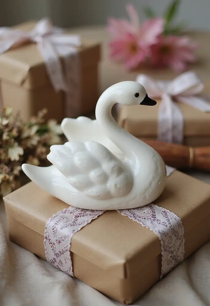 26 Vintage Ceramic Swan Decor Ideas For Elegant Interiors 33 26 Vintage Ceramic Swan Decor Ideas For Elegant Interiors - 15. Unique Gifts