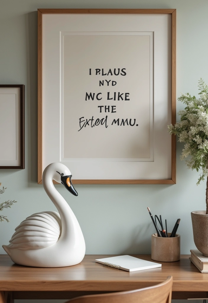 26 Vintage Ceramic Swan Decor Ideas For Elegant Interiors 41 26 Vintage Ceramic Swan Decor Ideas For Elegant Interiors - 19. Home Office Inspiration