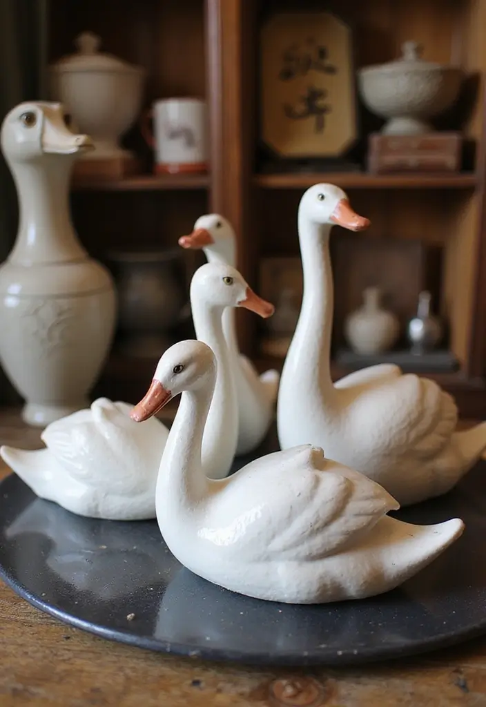 26 Vintage Ceramic Swan Decor Ideas For Elegant Interiors 56 26 Vintage Ceramic Swan Decor Ideas For Elegant Interiors - 26. Cultural Touchstones