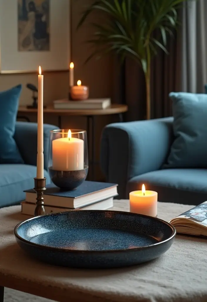 27 Black And Blue Ceramic Decor Ideas With Contrast Appeal 31 27 Black And Blue Ceramic Decor Ideas With Contrast Appeal - 11. Decorative Trays