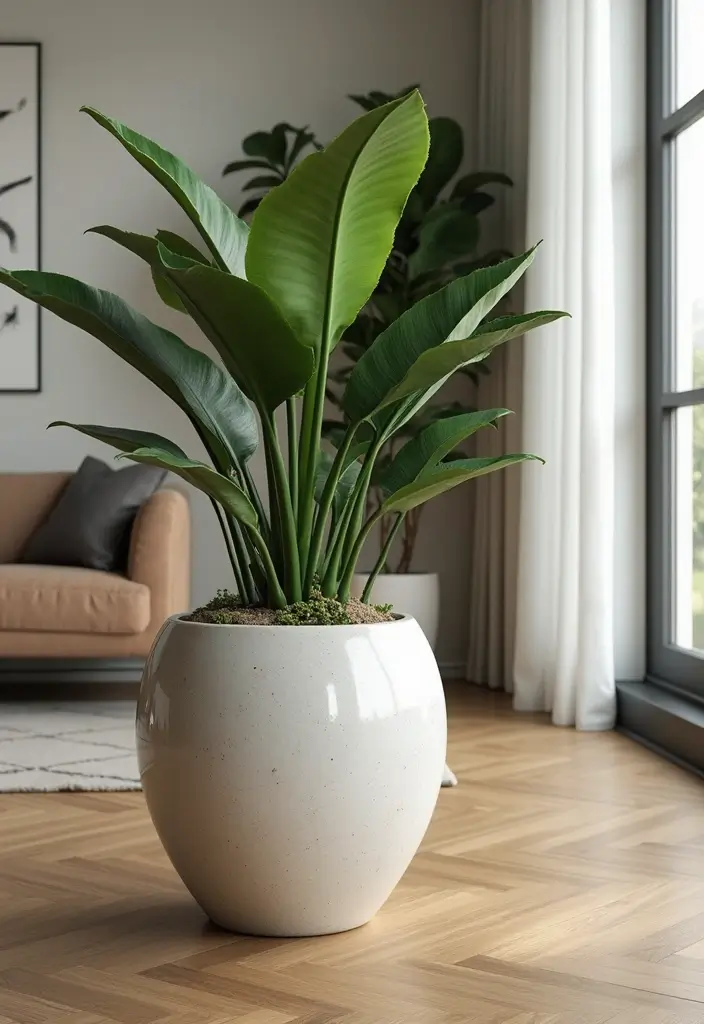 27 Ceramic Planter Decor Inspirations For Green Spaces 42 27 Ceramic Planter Decor Inspirations For Green Spaces - 10. Statement Pieces for Focal Points