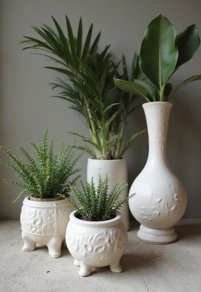 27 Ceramic Planter Decor Inspirations For Green Spaces 45 27 Ceramic Planter Decor Inspirations For Green Spaces - 11. Artistic and Sculptural Pieces
