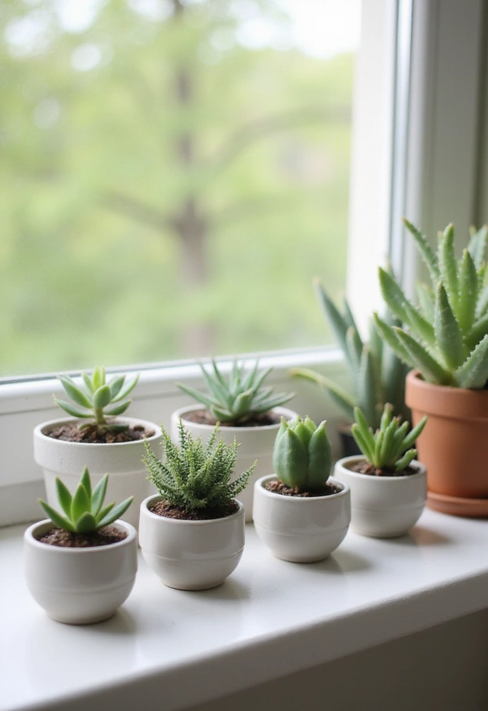 27 Ceramic Planter Decor Inspirations For Green Spaces 47 27 Ceramic Planter Decor Inspirations For Green Spaces - 13. Succulent Gardens in Miniature Planters