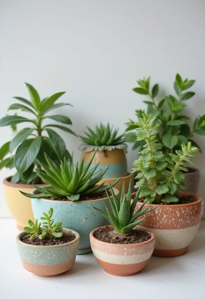 27 Ceramic Planter Decor Inspirations For Green Spaces 48 27 Ceramic Planter Decor Inspirations For Green Spaces - 14. Statement Bowls for Unique Displays