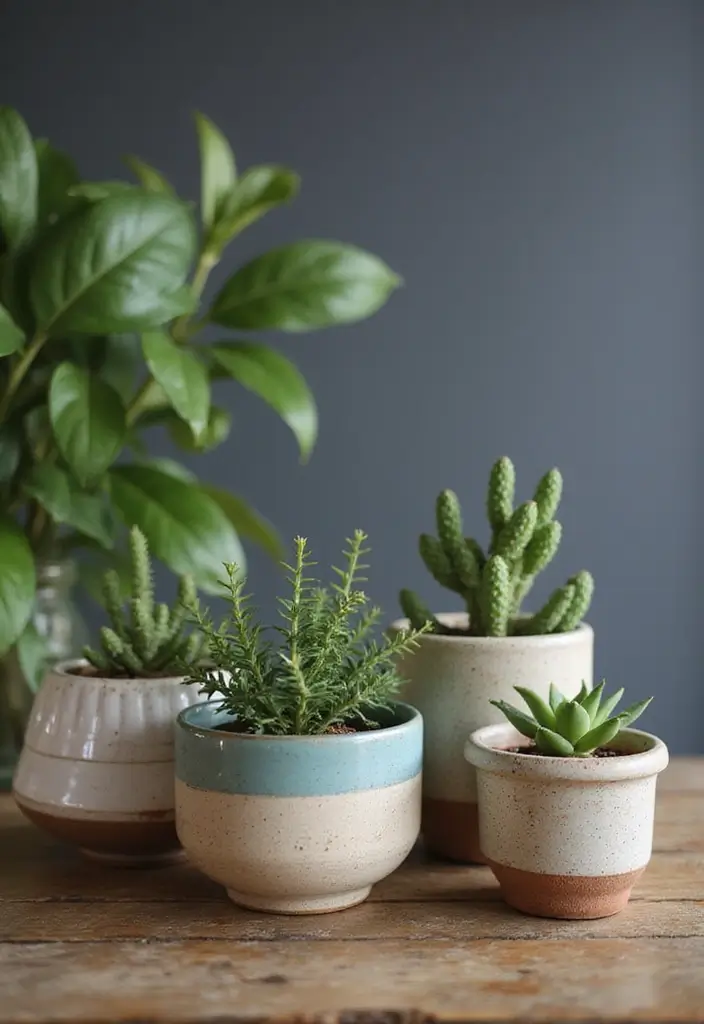 27 Ceramic Planter Decor Inspirations For Green Spaces 39 27 Ceramic Planter Decor Inspirations For Green Spaces - 7. Vintage Finds for a Touch of Nostalgia