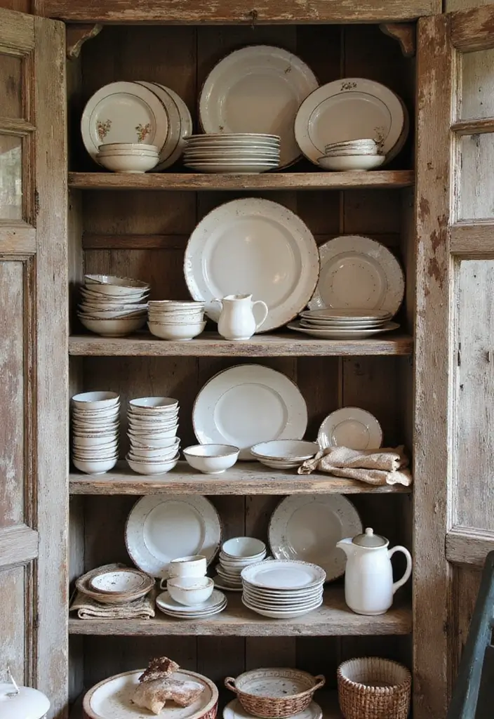 27 Ceramic Plate Wall Decor Ideas That Feel Timeless 41 27 Ceramic Plate Wall Decor Ideas That Feel Timeless - 13. Rustic Charm
