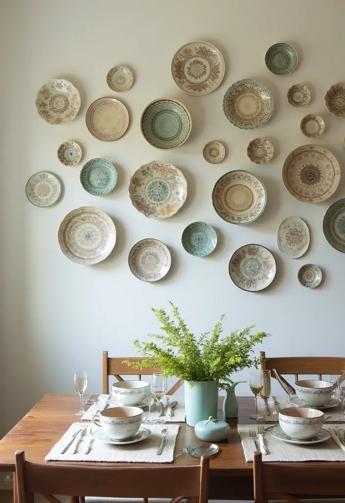 27 Ceramic Plate Wall Decor Ideas That Feel Timeless 56 27 Ceramic Plate Wall Decor Ideas That Feel Timeless - 16. Table Scape Inspirations