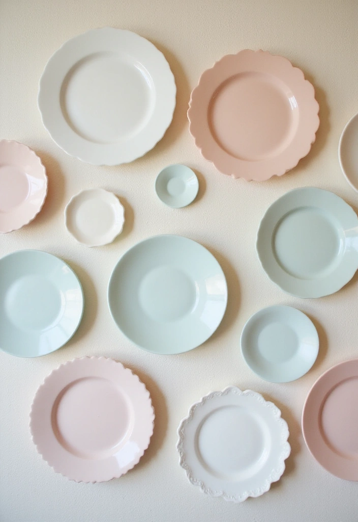 27 Ceramic Plate Wall Decor Ideas That Feel Timeless 82 27 Ceramic Plate Wall Decor Ideas That Feel Timeless - 26. Serene Color Palettes