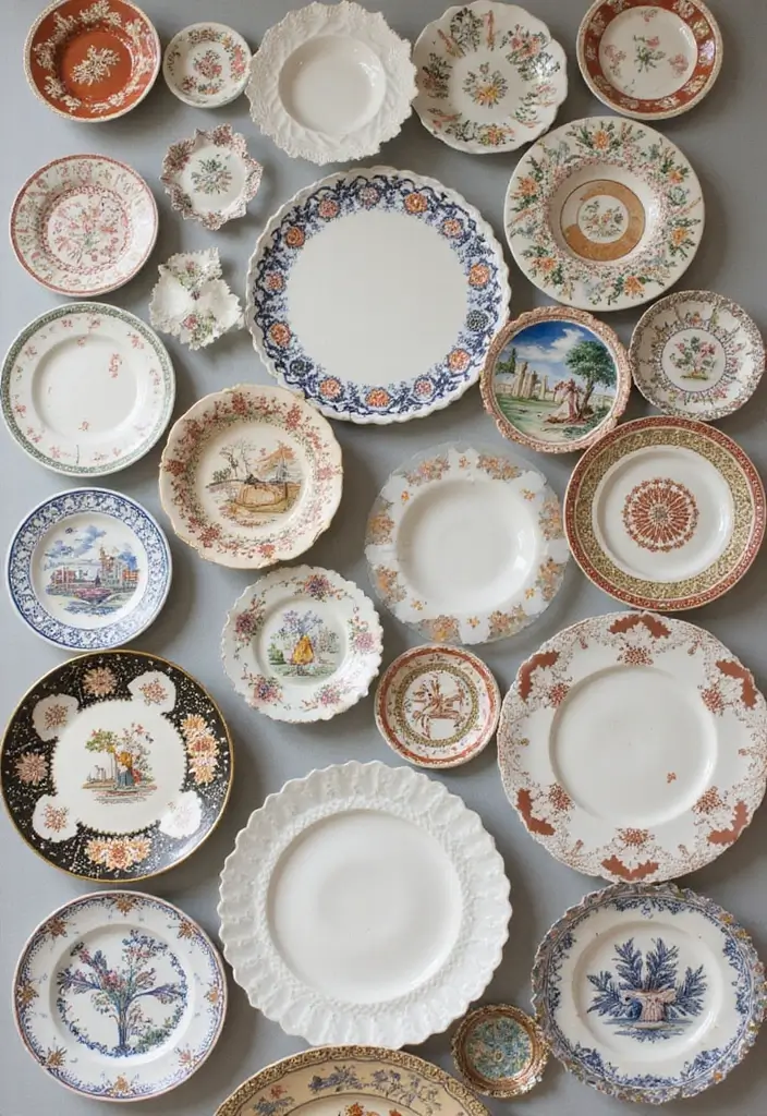 27 Ceramic Plate Wall Decor Ideas That Feel Timeless 83 27 Ceramic Plate Wall Decor Ideas That Feel Timeless - 27. Historical Influences